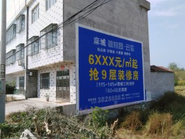 分宜墙体广告质量分析