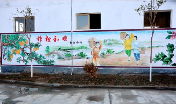 分宜乡镇文化墙 乡风文明焕发新活力